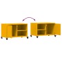 TV stand made of cold-rolled yellow mustard steel, measuring 68x39x43.5 cm. by , TV Furniture - Ref: Foro24-846671, Price: 73...