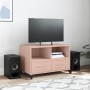 Mueble para TV acero laminado en frío rosa 68x39x43,5 cm de , Muebles TV - Ref: Foro24-846699, Precio: 88,05 €, Descuento: %