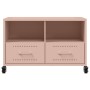 TV stand made of cold-rolled steel in pink, measuring 68x39x43.5 cm. by , TV Furniture - Ref: Foro24-846699, Price: 87,99 €, ...