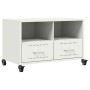 TV stand made of cold-rolled white steel 68x39x43.5 cm by , TV Furniture - Ref: Foro24-846703, Price: 88,05 €, Discount: %