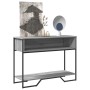 Engineered wood gray Sonoma console table 100x35x74.5 cm by , Side tables - Ref: Foro24-848532, Price: 62,69 €, Discount: %