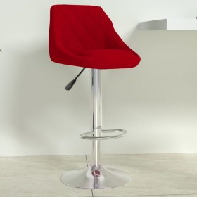 Velvet kitchen stool in burgundy color by , Kitchen stools - Ref: Foro24-335300, Price: 80,99 €, Discount: %