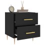 Mesitas de noche 2 uds madera ingeniería negro 40x35x47,5 cm de , Mesitas de noche - Ref: Foro24-827279, Precio: 100,76 €, De...