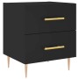 Mesitas de noche 2 uds madera ingeniería negro 40x35x47,5 cm de , Mesitas de noche - Ref: Foro24-827279, Precio: 100,76 €, De...