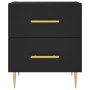 Mesitas de noche 2 uds madera ingeniería negro 40x35x47,5 cm de , Mesitas de noche - Ref: Foro24-827279, Precio: 100,76 €, De...