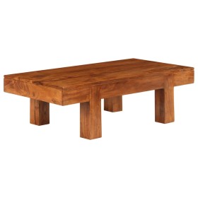 Solid acacia wood coffee table with honey finish, measuring 100x50x30 cm. by , Coffee table - Ref: Foro24-245655, Price: 173,...