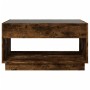 Coffee table with Infinity LED smoked oak 90x50x50 cm by , Coffee table - Ref: Foro24-847669, Price: 151,65 €, Discount: %