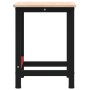 Rectangular solid oak workbench 100x60x81.5 cm by , Work tables - Ref: Foro24-3309656, Price: 141,72 €, Discount: %