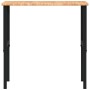 Banco de trabajo rectangular madera maciza 100x60x(71,5-98) cm de , Mesas de trabajo - Ref: Foro24-3309680, Precio: 123,13 €,...