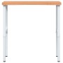 Solid beech wood workbench 100x(55-60)x(73-99.5) cm by , Work tables - Ref: Foro24-3309711, Price: 132,30 €, Discount: %