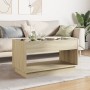 Coffee table with Infinity LED Sonoma oak 90x50x50 cm by , Coffee table - Ref: Foro24-847667, Price: 151,65 €, Discount: %