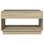 Coffee table with Infinity LED Sonoma oak 90x50x50 cm by , Coffee table - Ref: Foro24-847667, Price: 151,65 €, Discount: %