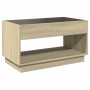 Coffee table with Infinity LED Sonoma oak 90x50x50 cm by , Coffee table - Ref: Foro24-847667, Price: 151,65 €, Discount: %