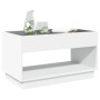 Mesa de centro con Infinity LED blanco 90x50x50 cm de , Mesas de centro - Ref: Foro24-847665, Precio: 157,99 €, Descuento: %