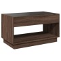 Mesa de centro con Infinity LED marrón roble 90x50x50 cm de , Mesas de centro - Ref: Foro24-847671, Precio: 156,99 €, Descuen...