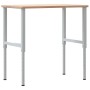 Rectangular solid wood workbench 100x60x(71.5-98) cm by , Work tables - Ref: Foro24-3309700, Price: 126,45 €, Discount: %