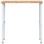 Banco de trabajo rectangular madera maciza 100x60x(71,5-98) cm de , Mesas de trabajo - Ref: Foro24-3309702, Precio: 123,02 €,...