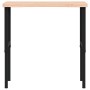 Banco de trabajo madera maciza de haya 100x(55-60)x(73-99,5) cm de , Mesas de trabajo - Ref: Foro24-3309687, Precio: 125,99 €...