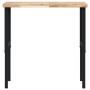 Banco de trabajo rectangular madera maciza 100x60x(73-99,5) cm de , Mesas de trabajo - Ref: Foro24-3309691, Precio: 149,04 €,...