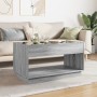 Coffee table with Infinity LED gray Sonoma 90x50x50 cm by , Coffee table - Ref: Foro24-847670, Price: 156,89 €, Discount: %