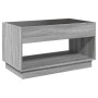 Coffee table with Infinity LED gray Sonoma 90x50x50 cm by , Coffee table - Ref: Foro24-847670, Price: 156,89 €, Discount: %