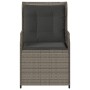 Reclining garden armchairs and 2 gray synthetic rattan cushions by , Outdoor sofas - Ref: Foro24-368993, Price: 242,67 €, Dis...