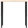 Banco de trabajo rectangular madera maciza 100x60x(71,5-98) cm de , Mesas de trabajo - Ref: Foro24-3309678, Precio: 126,55 €,...