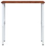 Rechteckiger Massivholzarbeitstisch 100x60x(71,5-98) cm von , Arbeitstische - Ref: Foro24-3309703, Preis: 139,65 €, Rabatt: %