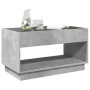 Coffee table with Infinity LED concrete gray 90x50x50 cm by , Coffee table - Ref: Foro24-847668, Price: 151,65 €, Discount: %