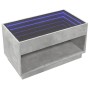 Coffee table with Infinity LED concrete gray 90x50x50 cm by , Coffee table - Ref: Foro24-847668, Price: 151,65 €, Discount: %