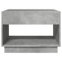 Mesa de centro con Infinity LED gris hormigón 90x50x50 cm de , Mesas de centro - Ref: Foro24-847668, Precio: 151,65 €, Descue...