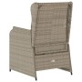 Garden reclining armchairs with gray cushions 2 units PE rattan by , Outdoor sofas - Ref: Foro24-368996, Price: 242,67 €, Dis...