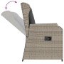 Garten-Liegestühle mit grauen Kissen, 2 Stück, aus PE-Rattan. von , Outdoor-Sofas - Ref: Foro24-368996, Preis: 242,67 €, Raba...