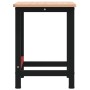 Rectangular solid oak workbench 100x60x81.5 cm by , Work tables - Ref: Foro24-3309660, Price: 138,61 €, Discount: %