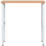 Banco de trabajo rectangular madera maciza 100x60x(71,5-98) cm de , Mesas de trabajo - Ref: Foro24-3309706, Precio: 131,12 €,...