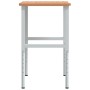 Solid beech wood workbench 100x(55-60)x(71.5-98) cm by , Work tables - Ref: Foro24-3309710, Price: 106,36 €, Discount: %