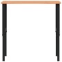 Banco de trabajo madera maciza de haya 100x(55-60)x(71,5-98) cm de , Mesas de trabajo - Ref: Foro24-3309688, Precio: 106,36 €...