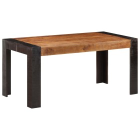 Mesa de comedor de madera maciza de mango 160x80x76 cm de , Mesas de cocina y de comedor - Ref: Foro24-3060200, Precio: 345,9...