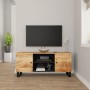 TV-Möbel aus massivem Mangoholz, 105x33x46 cm. von , TV-Möbel - Ref: Foro24-345220, Preis: 112,99 €, Rabatt: %