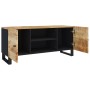 TV-Möbel aus massivem Mangoholz, 105x33x46 cm. von , TV-Möbel - Ref: Foro24-345220, Preis: 112,99 €, Rabatt: %