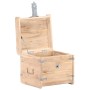 Solid acacia wood trunk 40x40x40 cm by , Storage trunks - Ref: Foro24-289648, Price: 158,99 €, Discount: %