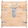 Massive Holztruhe aus Akazienholz 40x40x40 cm von , Aufbewahrungskisten - Ref: Foro24-289648, Preis: 158,99 €, Rabatt: %