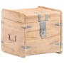 Solid acacia wood trunk 40x40x40 cm by , Storage trunks - Ref: Foro24-289648, Price: 158,99 €, Discount: %