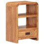 Solid acacia wood bedside table with honey finish, measuring 40x30x60 cm. by , Nightstands - Ref: Foro24-289633, Price: 151,2...