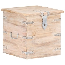 Solid acacia wood trunk 40x40x40 cm by , Storage trunks - Ref: Foro24-289646, Price: 144,99 €, Discount: %