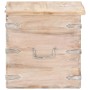 Baúl de madera maciza de acacia 40x40x40 cm de , Baúles de almacenamiento - Ref: Foro24-289646, Precio: 144,99 €, Descuento: %