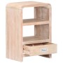 Mesita de noche de madera maciza de acacia 40x30x60 cm de , Mesitas de noche - Ref: Foro24-289632, Precio: 125,25 €, Descuent...