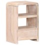 Mesita de noche de madera maciza de acacia 40x30x60 cm de , Mesitas de noche - Ref: Foro24-289632, Precio: 125,25 €, Descuent...