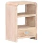 Massiver Akazienholz-Nachttisch 40x30x60 cm von , Nachttische - Ref: Foro24-289632, Preis: 103,58 €, Rabatt: %