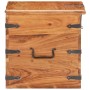 Solid acacia wood trunk 40x40x40 cm by , Storage trunks - Ref: Foro24-289645, Price: 123,60 €, Discount: %